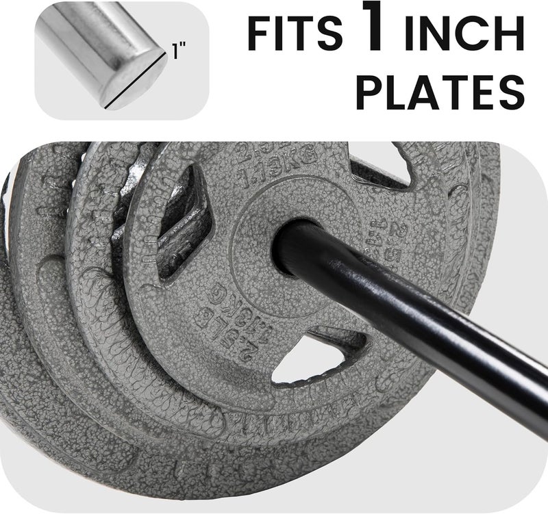 Fitvids باربل قياسي بطول 6 أقدام لرفع الأثقال ورفع القوة - Image 5